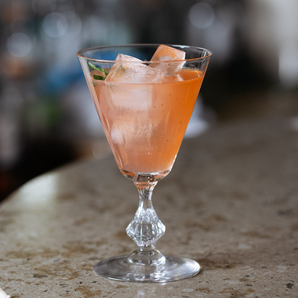 Dry Land Rhubarb Mojito